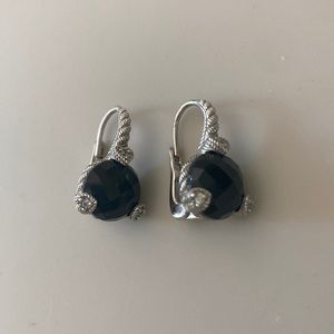 Judith Ripka Onyx earrings